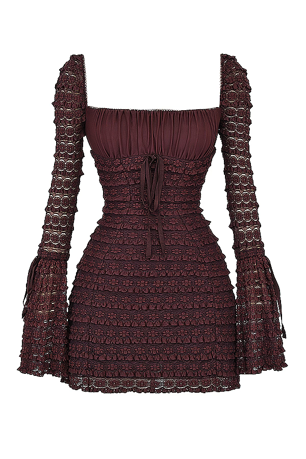 SHARON | ESPRESSO DRESS