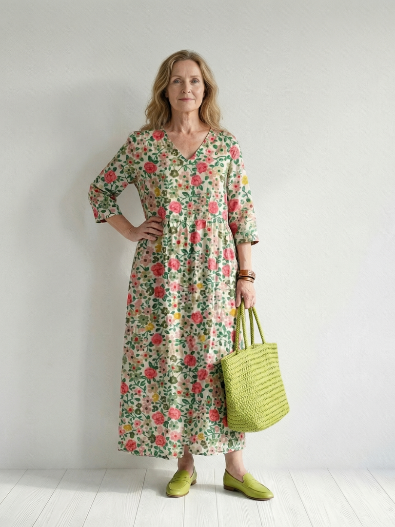 Colin | Vestido Midi Floral