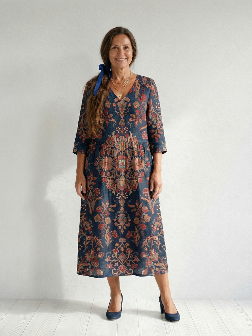 Ivy | Vestido Midi de Silueta Suave