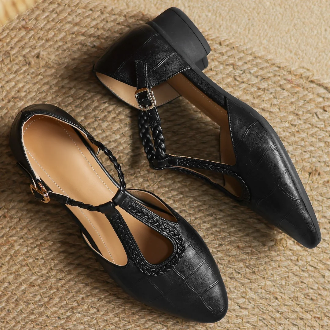 Poppy & Mae | Zapatos Mary Jane de Cuero Elegantes