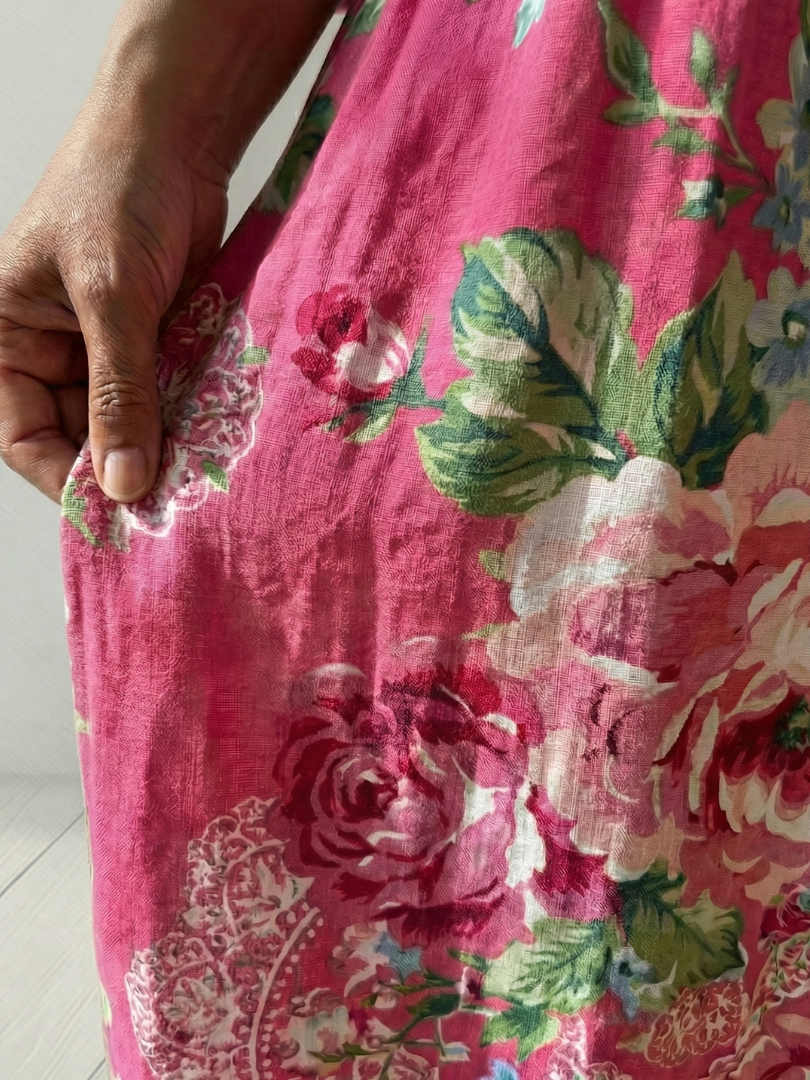 Abby | Vestido Midi Floral del Jardín