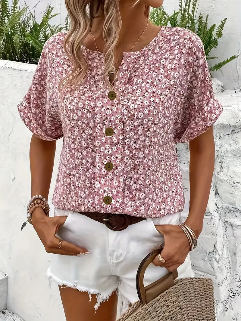 Verna™ | Elegante Blusa Floral