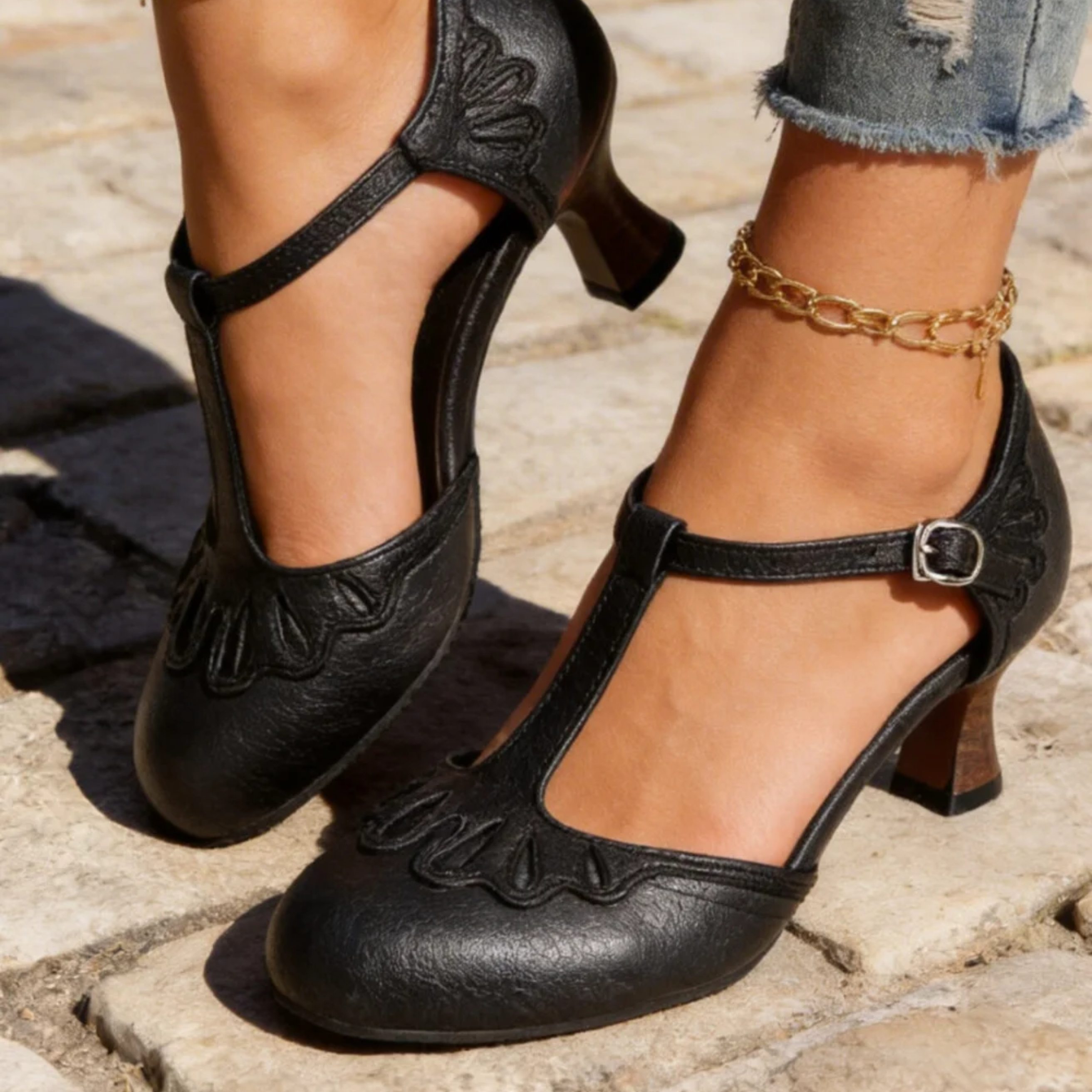 Sandalias Clásicas de Estilo Vintage