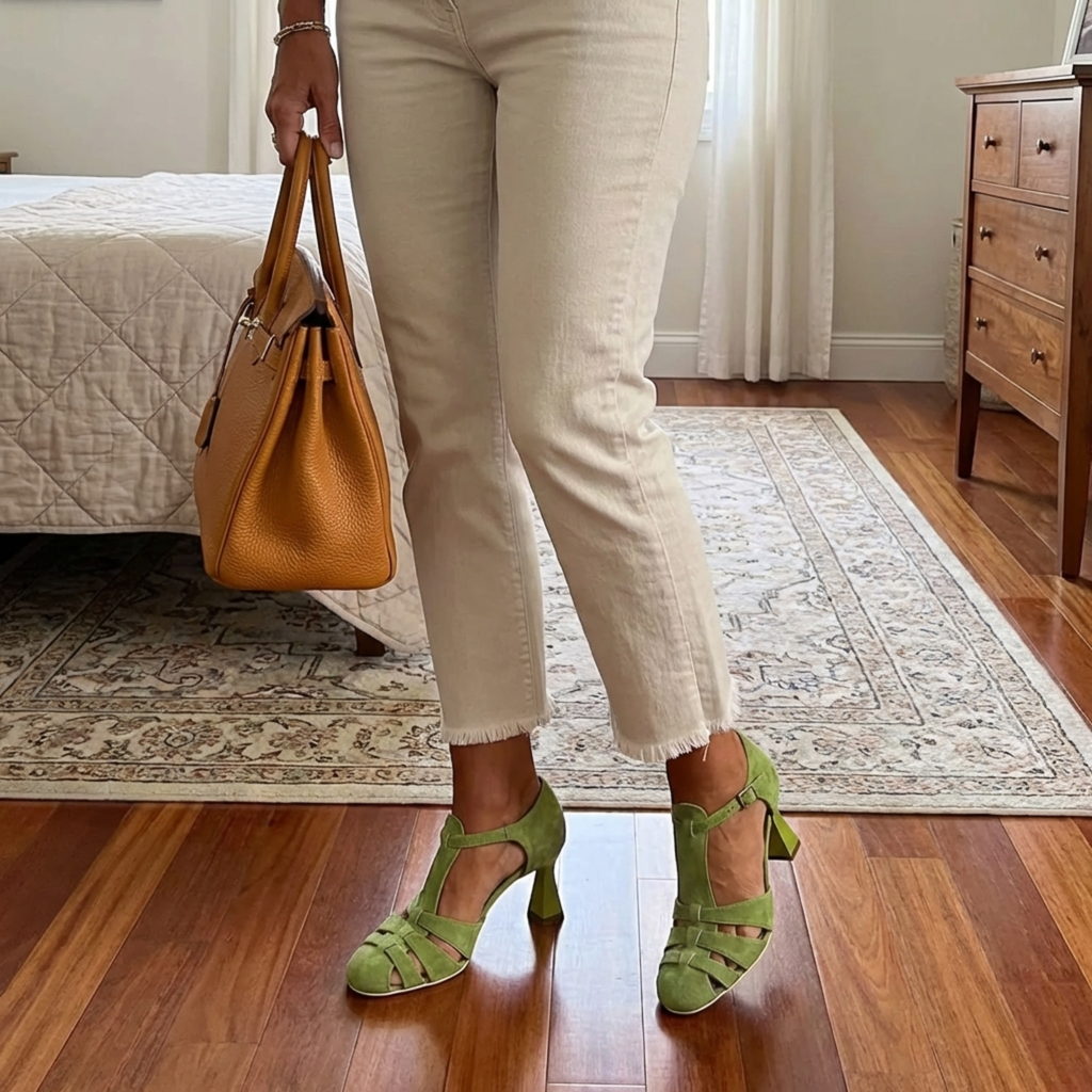 Sandalias Vintage de Arte Elegante