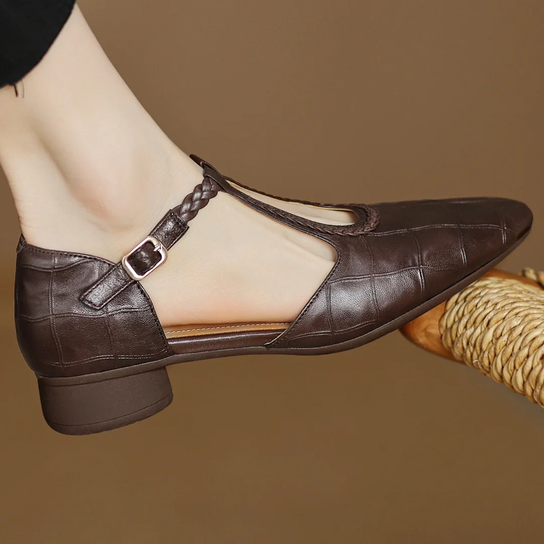 Poppy & Mae | Zapatos Mary Jane de Cuero Elegantes