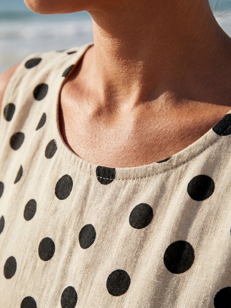 Hugo | Robe Midi à Pois Floraux