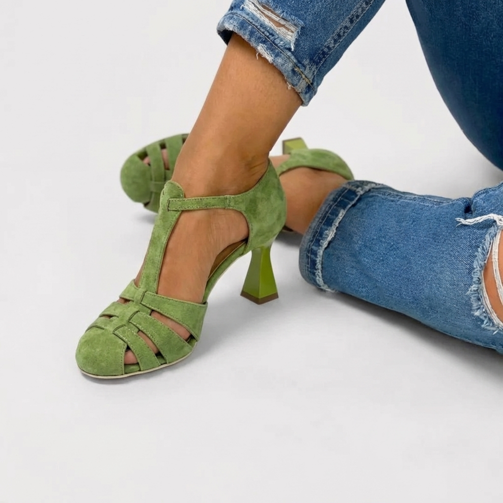 Sandalias Vintage de Arte Elegante