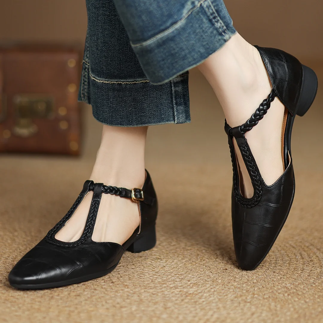 Poppy & Mae | Zapatos Mary Jane de Cuero Elegantes