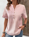 Lila | Suave Blusa Rayada
