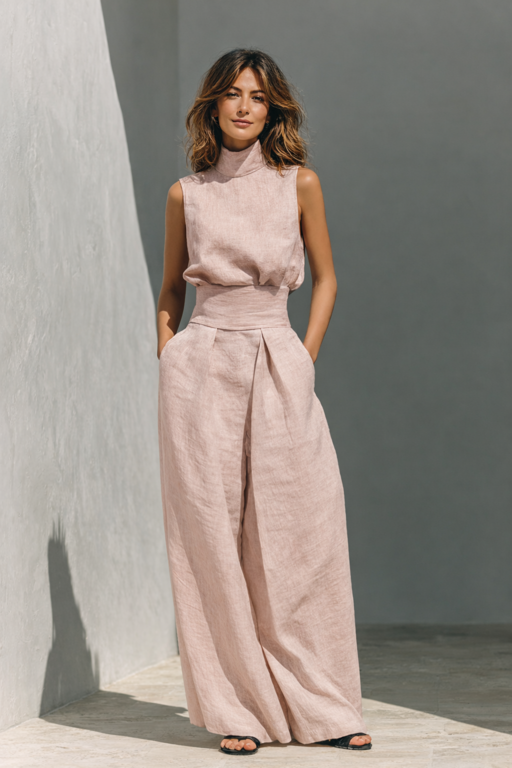 Alba - Conjunto de lino y algodón