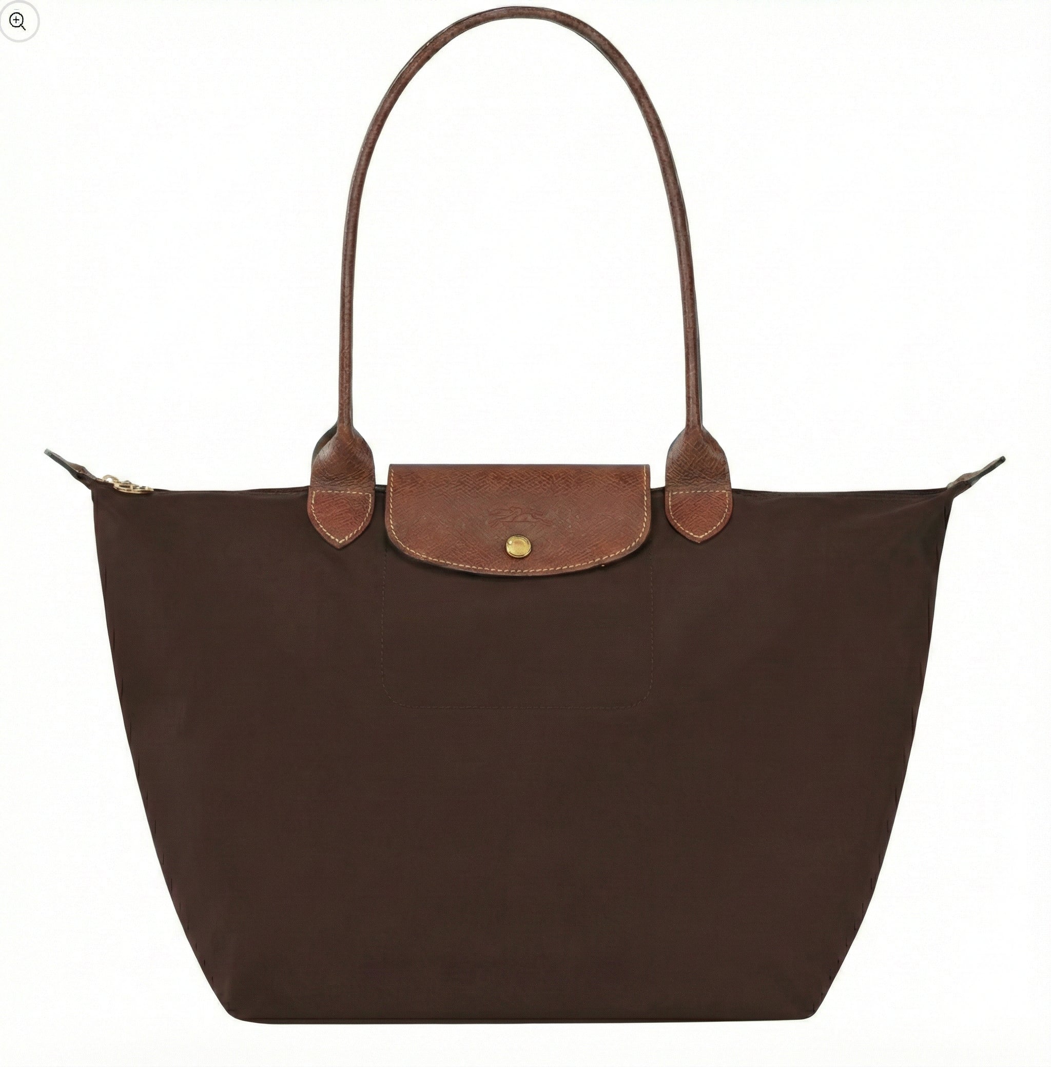 Gran bolsa Le Pliage en color ébano