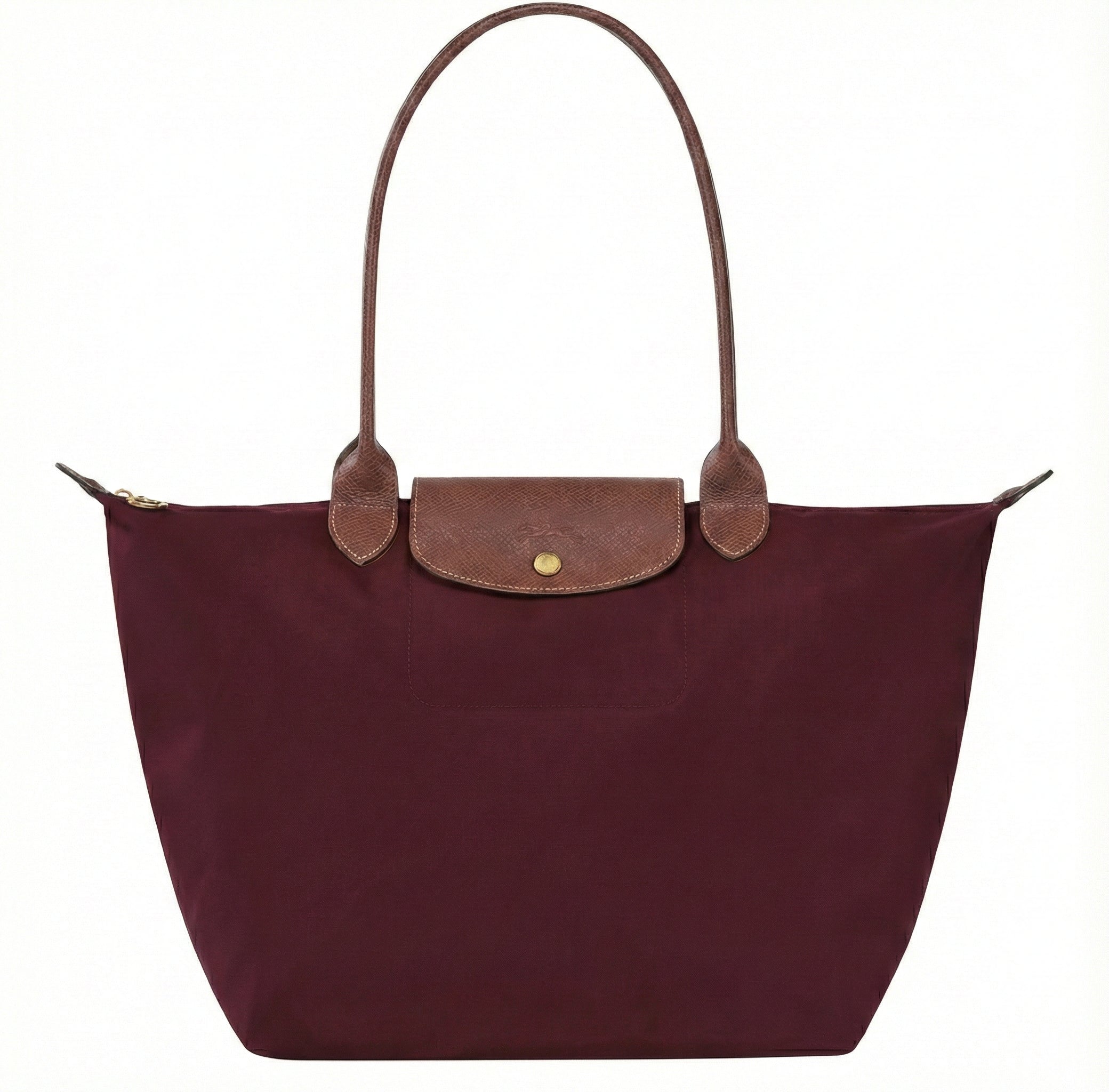 Gran Bolsa Le Pliage en Color Burdeos