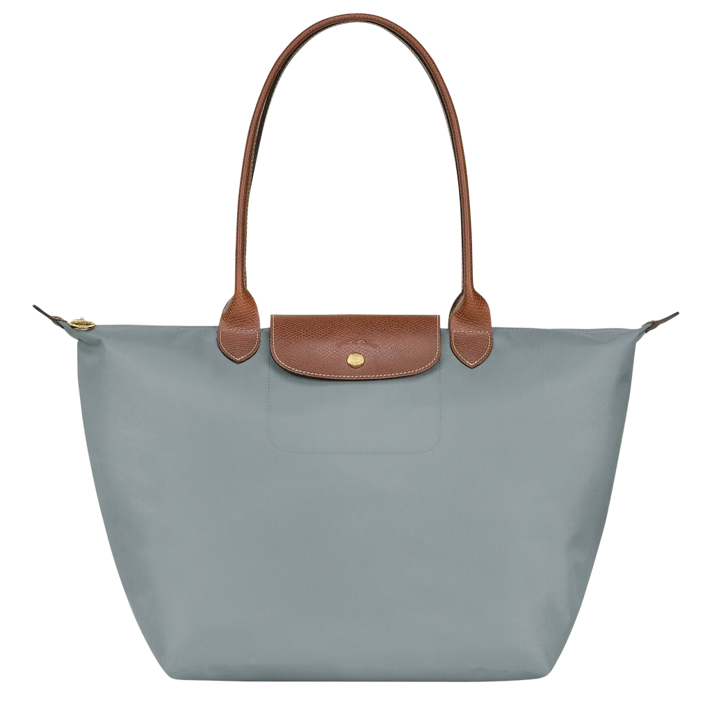 Le Pliage Grande Tote Bag in Steel