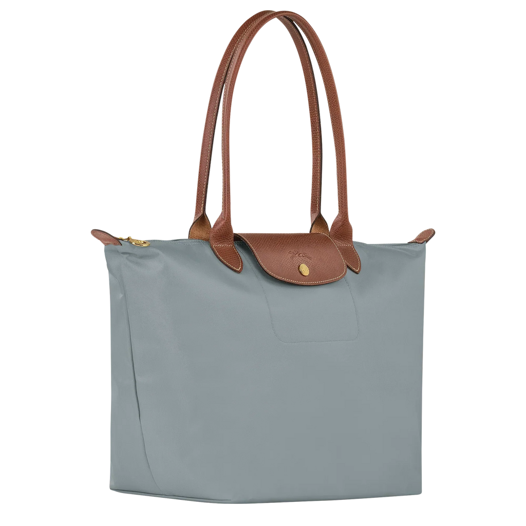 Le Pliage Grande Tote Bag in Steel