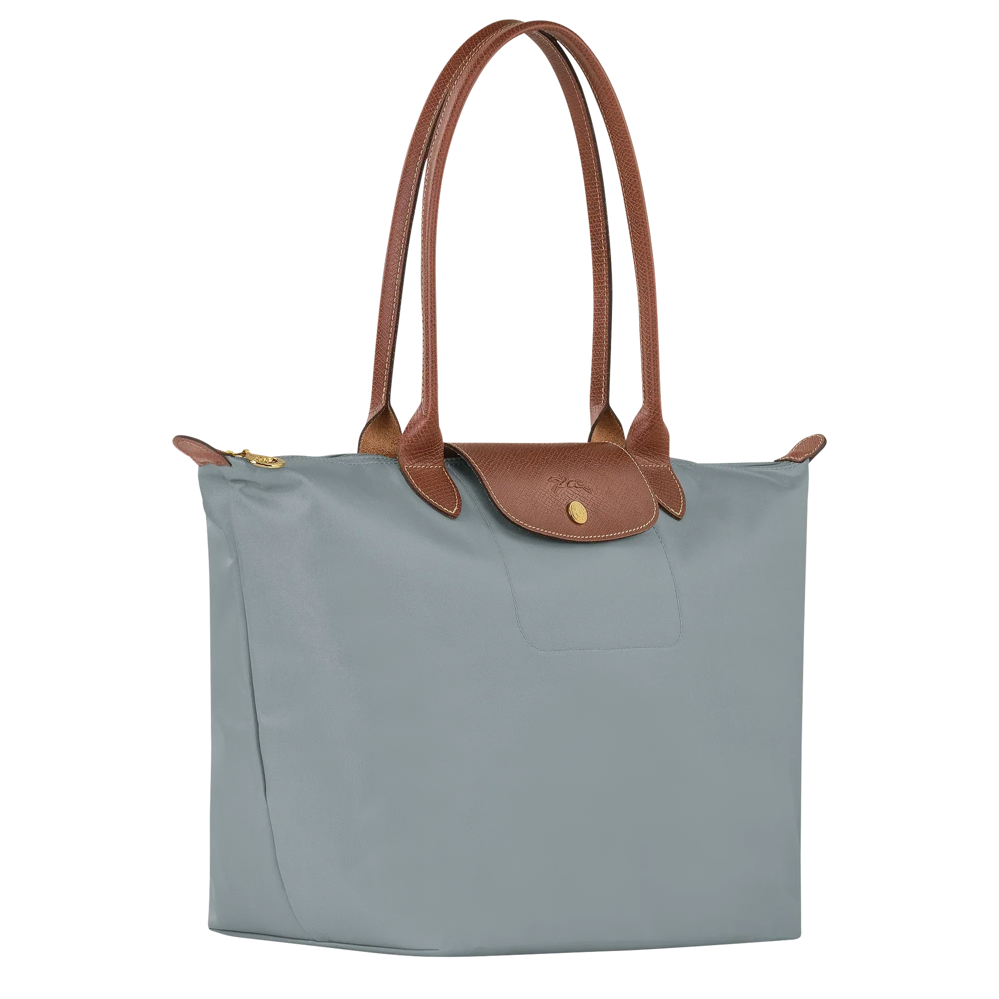 Le Pliage Grande Tote Bag in Steel