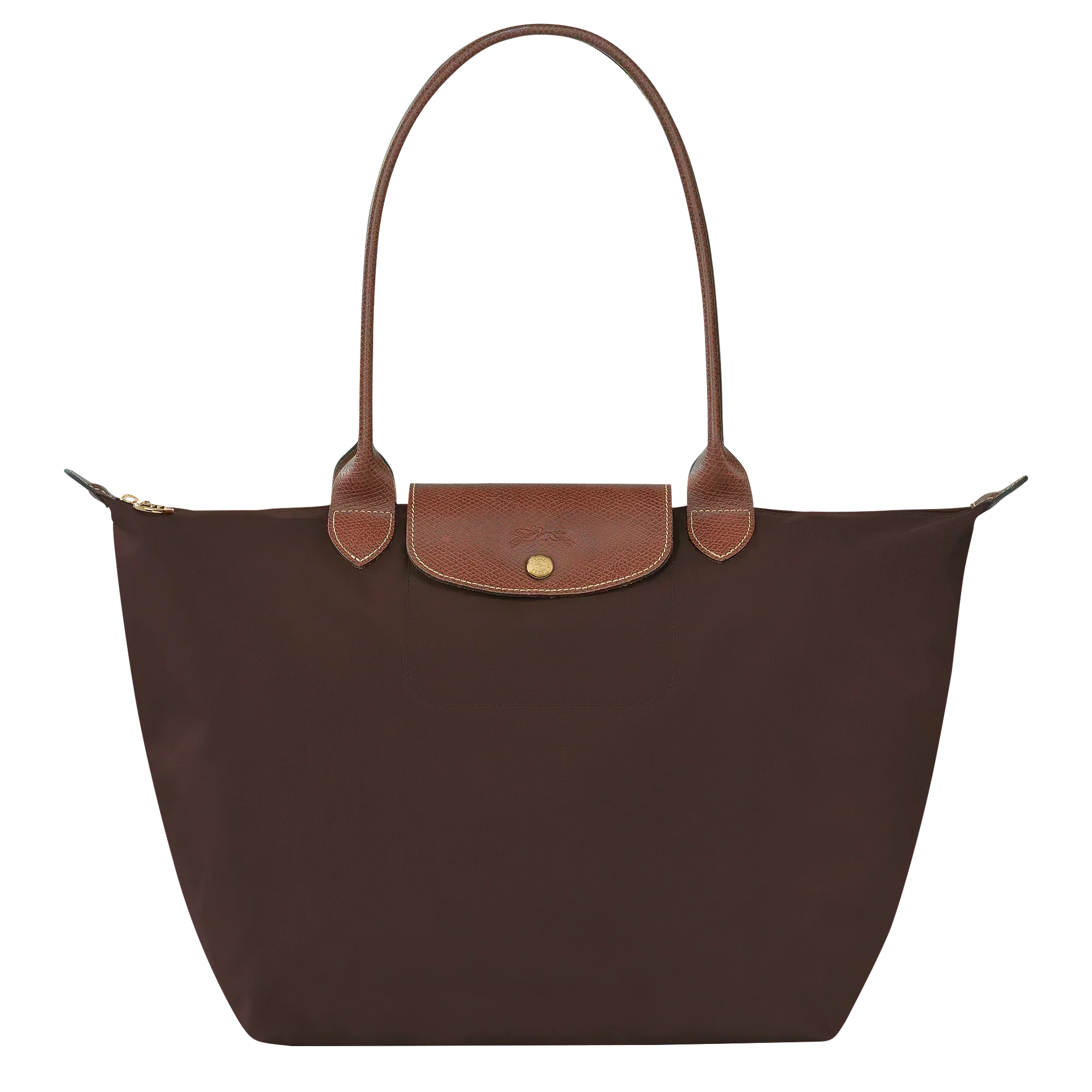Gran bolsa Le Pliage en color ébano