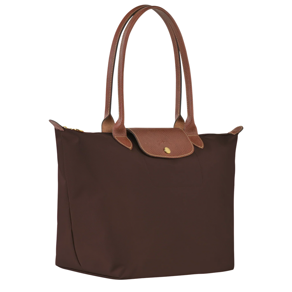 Gran bolsa Le Pliage en color ébano