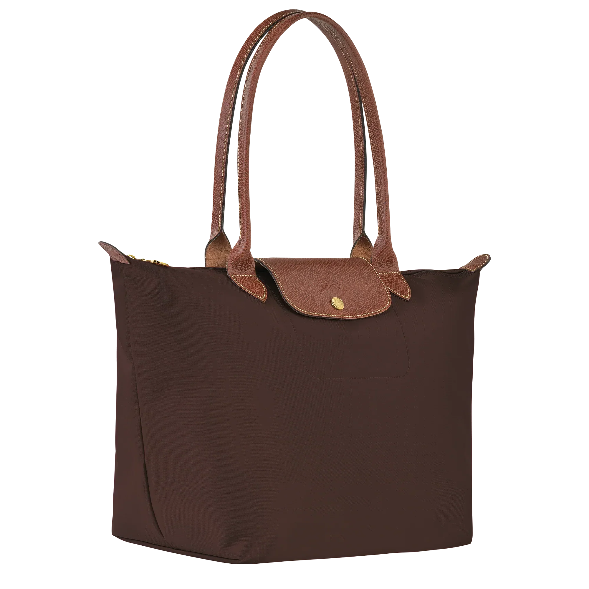 Gran bolsa Le Pliage en color ébano