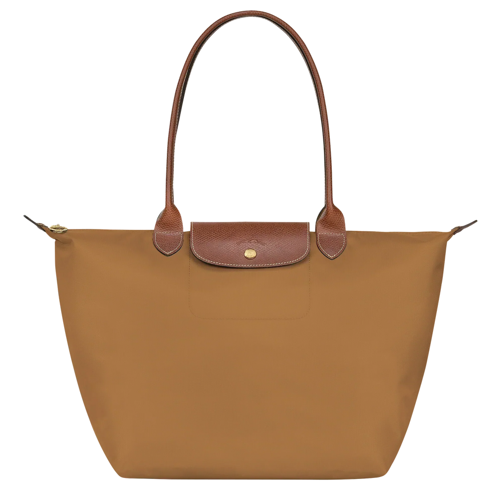 Gran Bolsa Le Pliage en Cuero de Ciervo