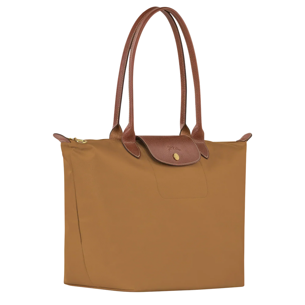 Gran Bolsa Le Pliage en Cuero de Ciervo