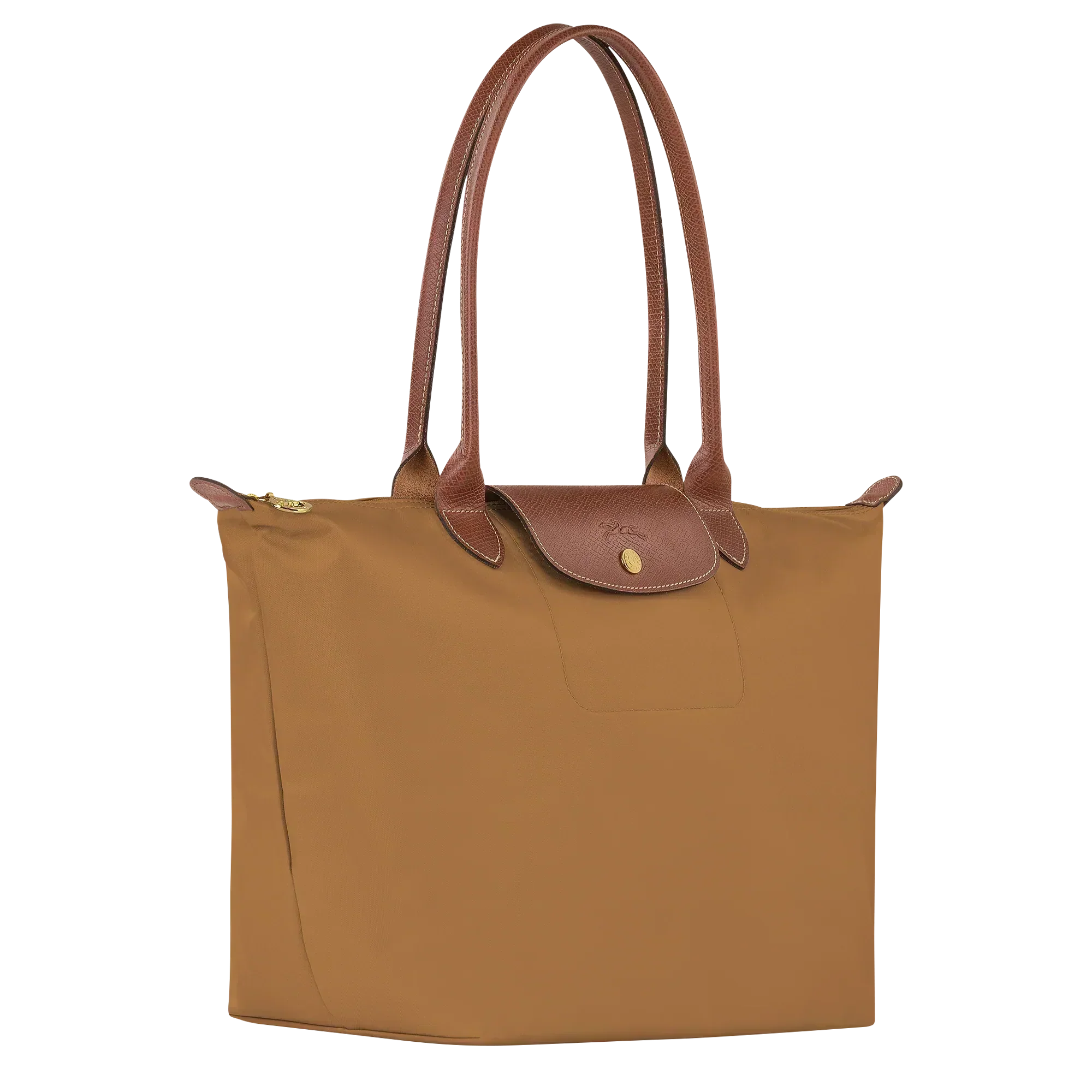 Gran Bolsa Le Pliage en Cuero de Ciervo
