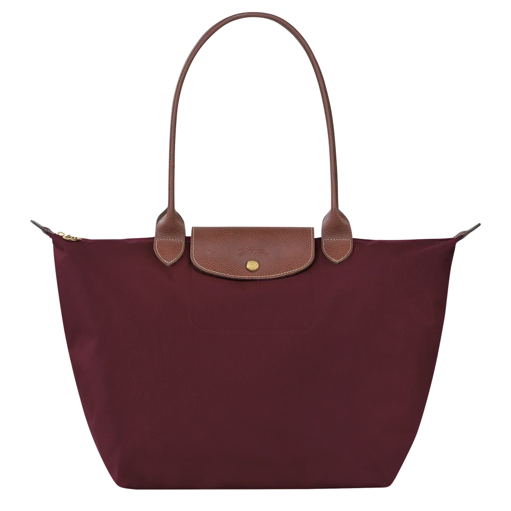 Gran Bolsa Le Pliage en Color Burdeos