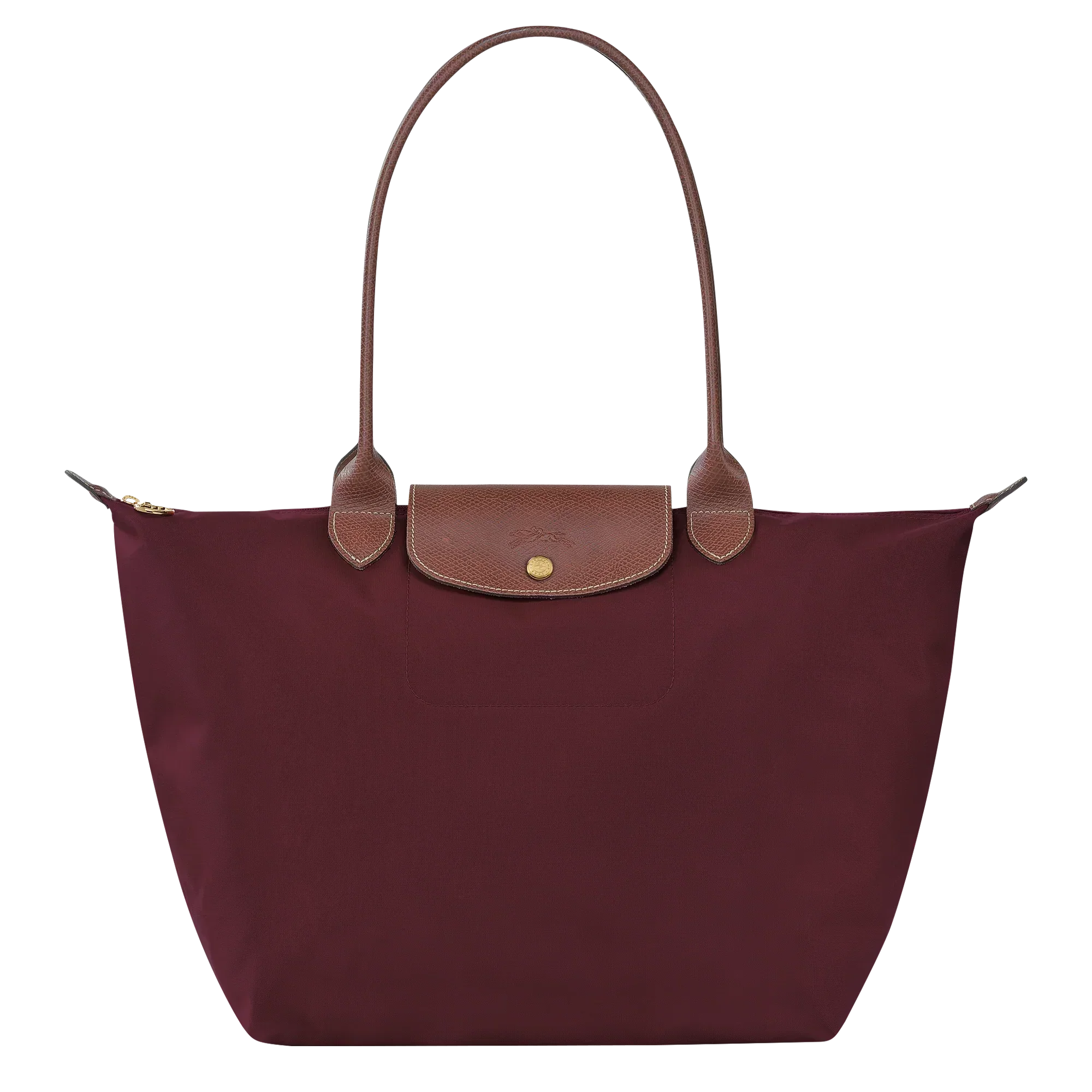 Gran Bolsa Le Pliage en Color Burdeos