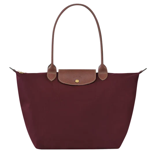 Gran Bolsa Le Pliage en Color Burdeos
