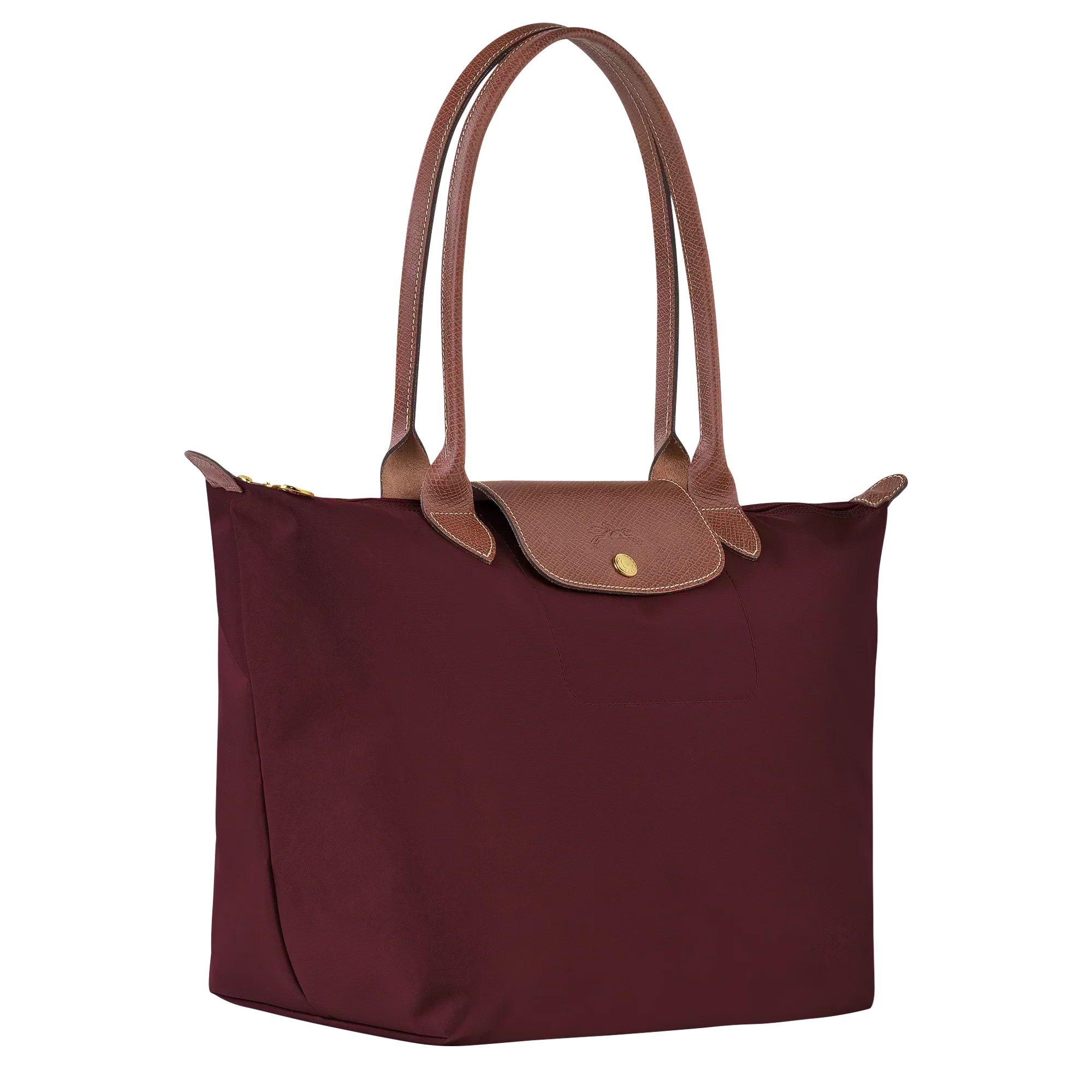 Gran Bolsa Le Pliage en Color Burdeos