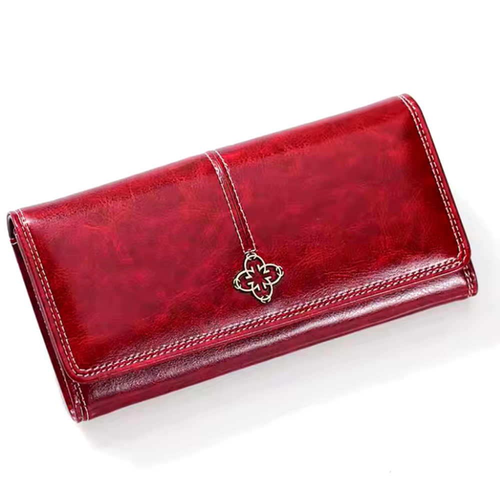 Nicole | Larga cartera de cuero