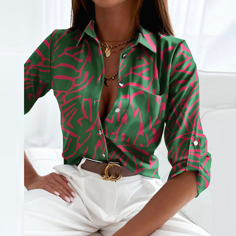 Elisa - Camisa Clásica con Cuello