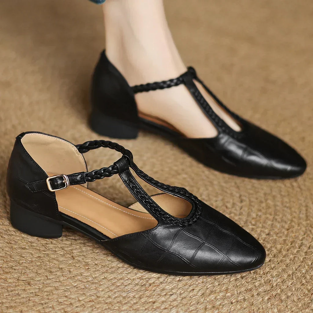 Poppy & Mae | Zapatos Mary Jane de Cuero Elegantes