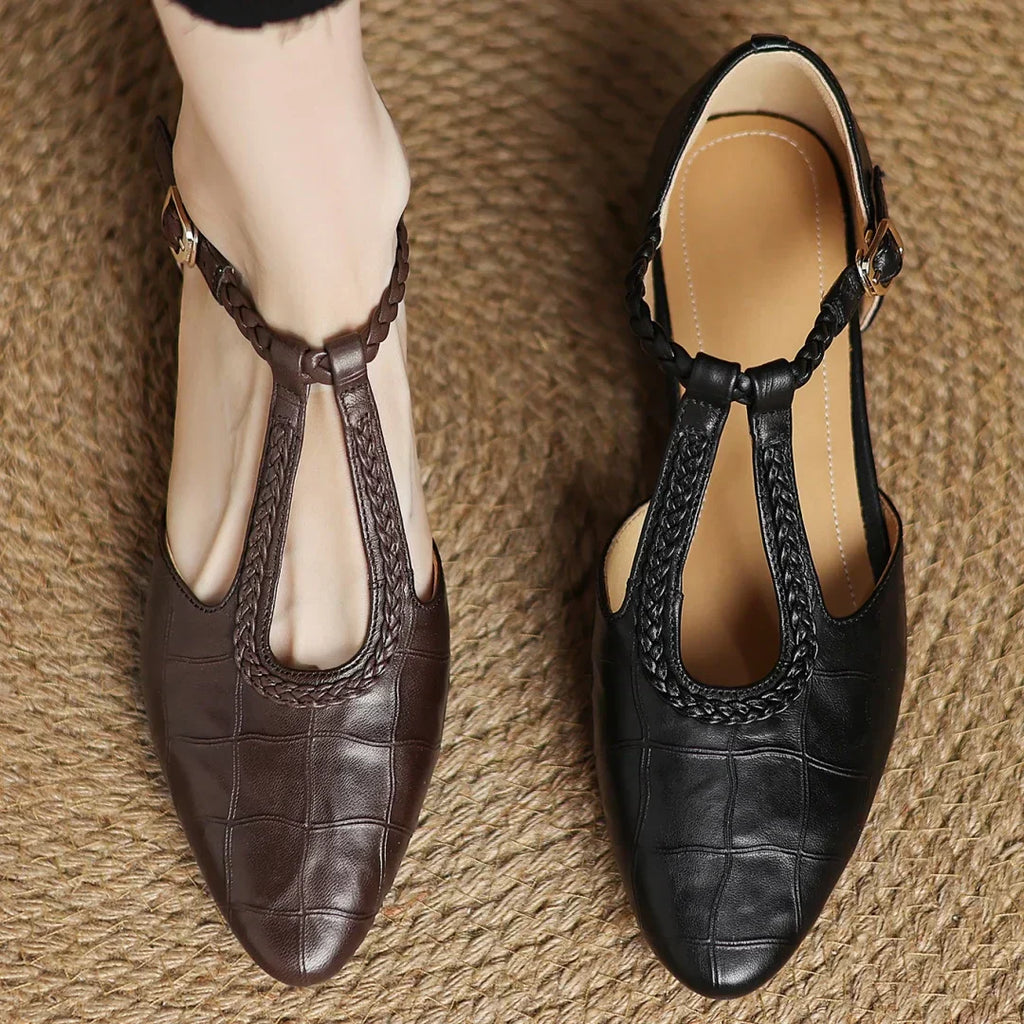 Poppy & Mae | Zapatos Mary Jane de Cuero Elegantes