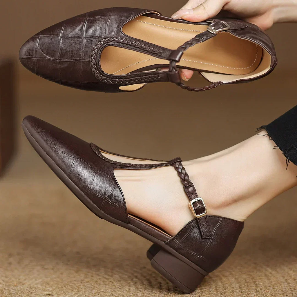 Poppy & Mae | Zapatos Mary Jane de Cuero Elegantes