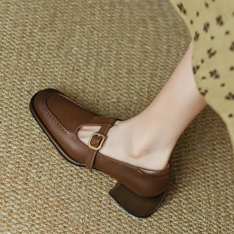 Ysolenne T-Strap Shoes