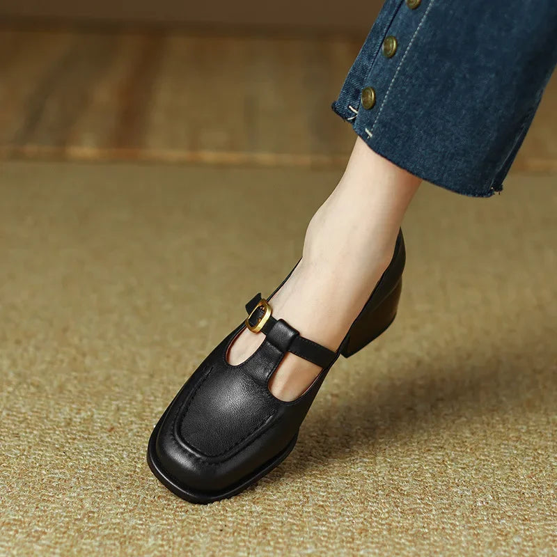 Ysolenne T-Strap Shoes