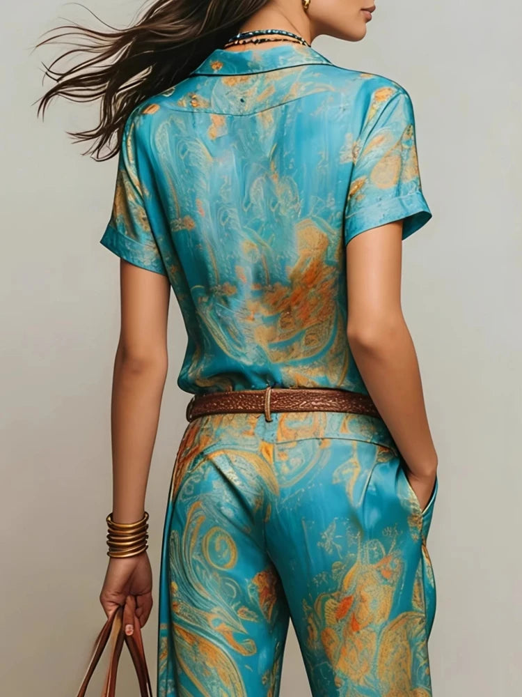 Ivone | Conjunto Elegante de Camisa y Pantalón