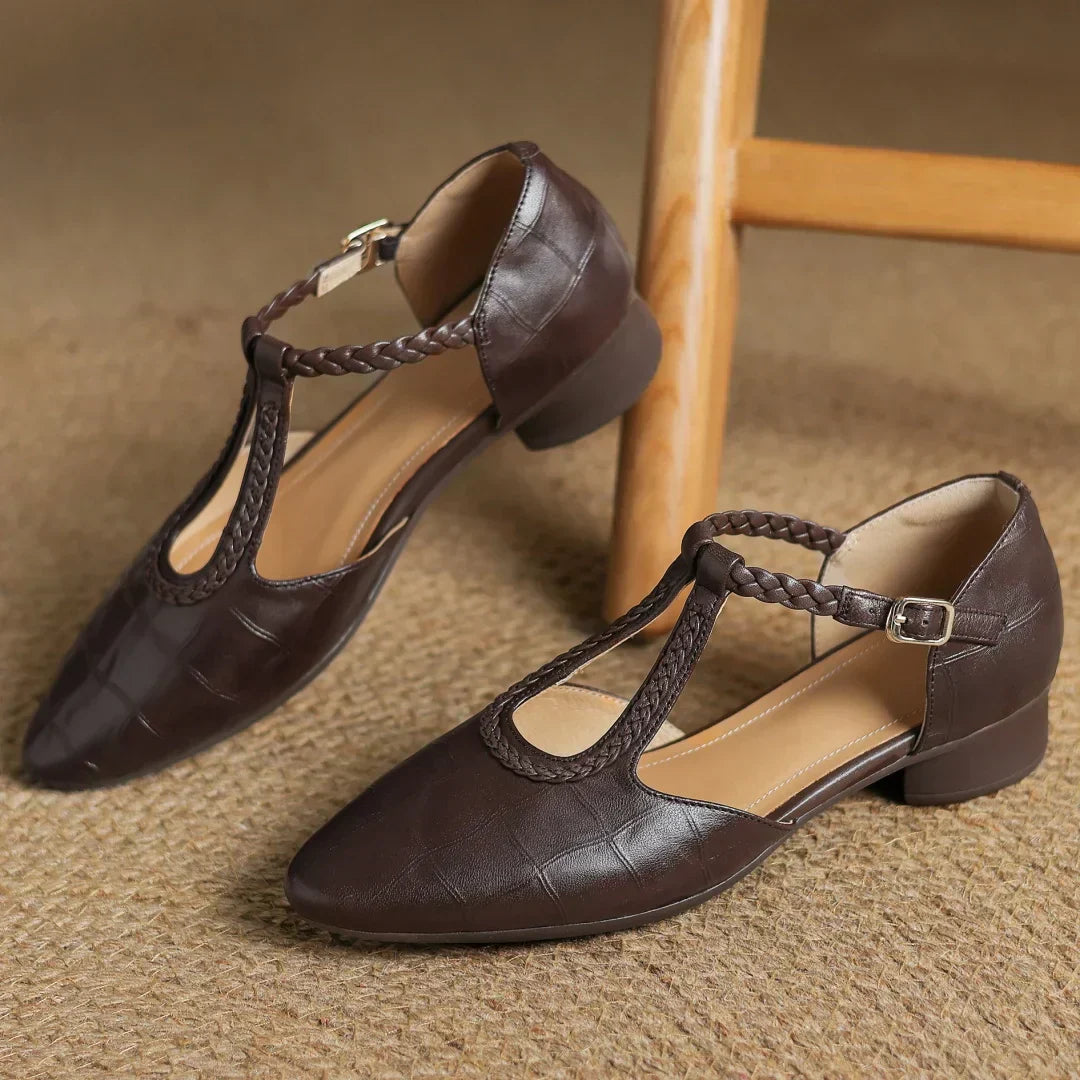 Poppy & Mae | Zapatos Mary Jane de Cuero Elegantes