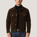Chaqueta de Denim Acanalado