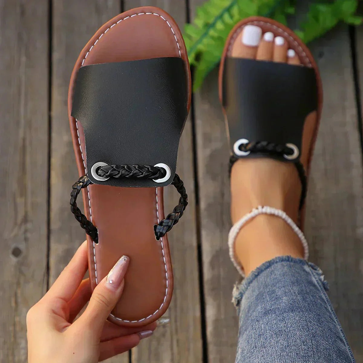Evelisse | Sandalias con Dedo
