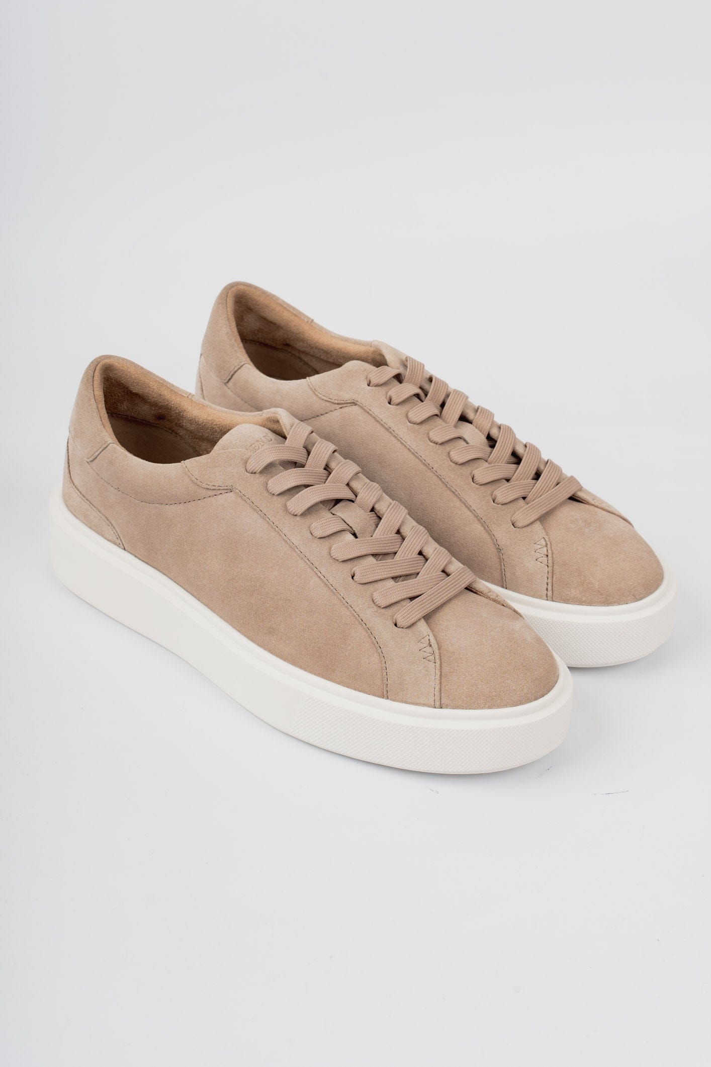 Beige Suede Sneakers