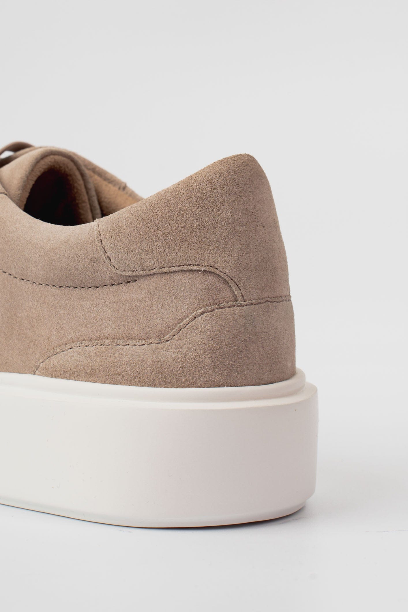 Beige Suede Sneakers