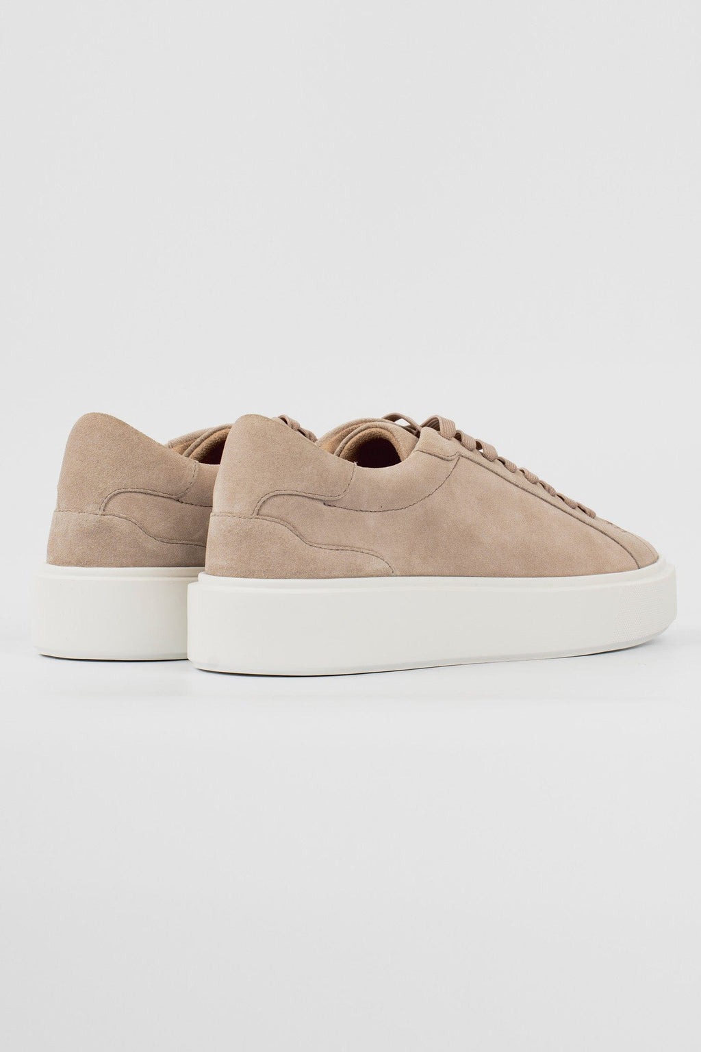 Beige Suede Sneakers