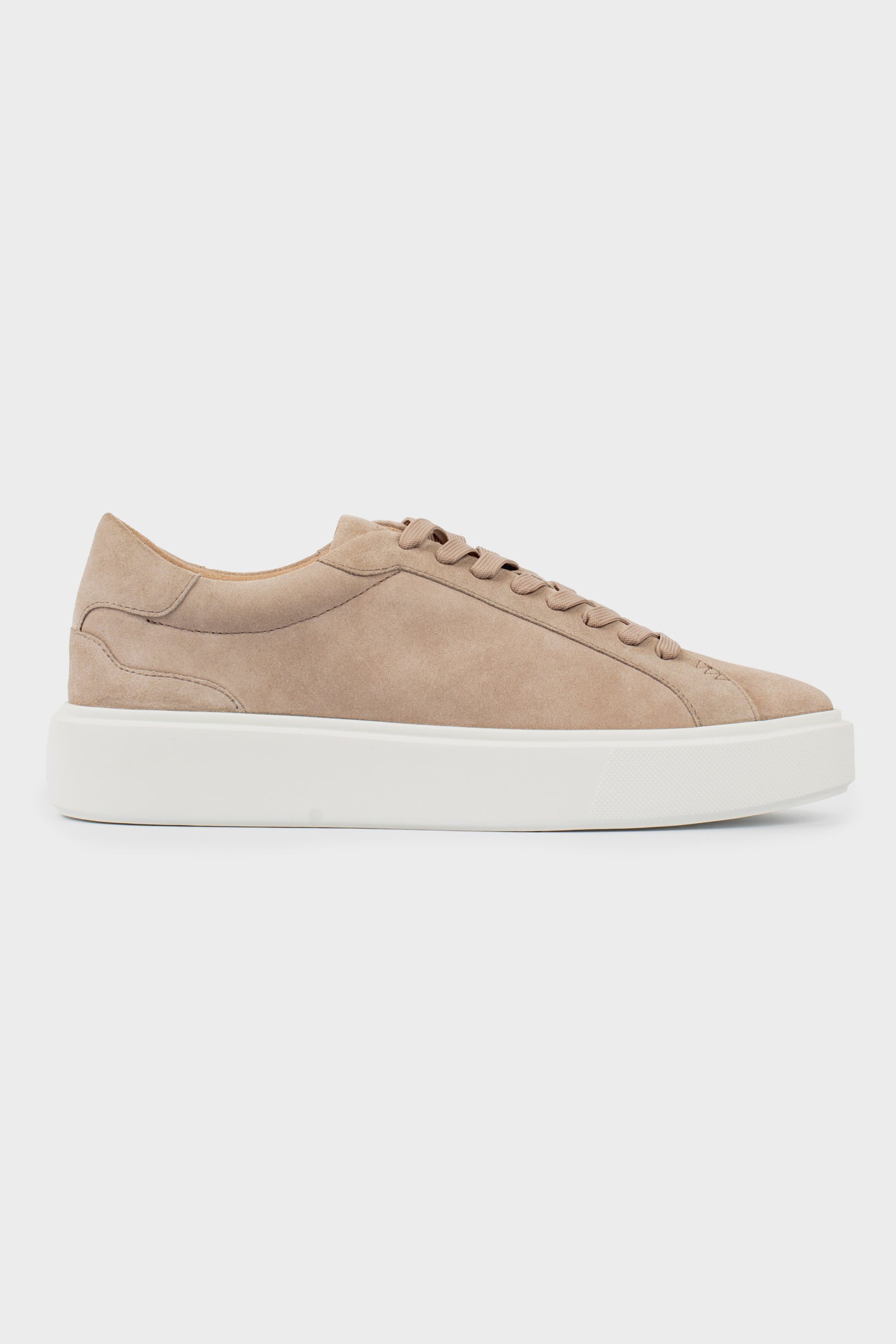 Beige Suede Sneakers