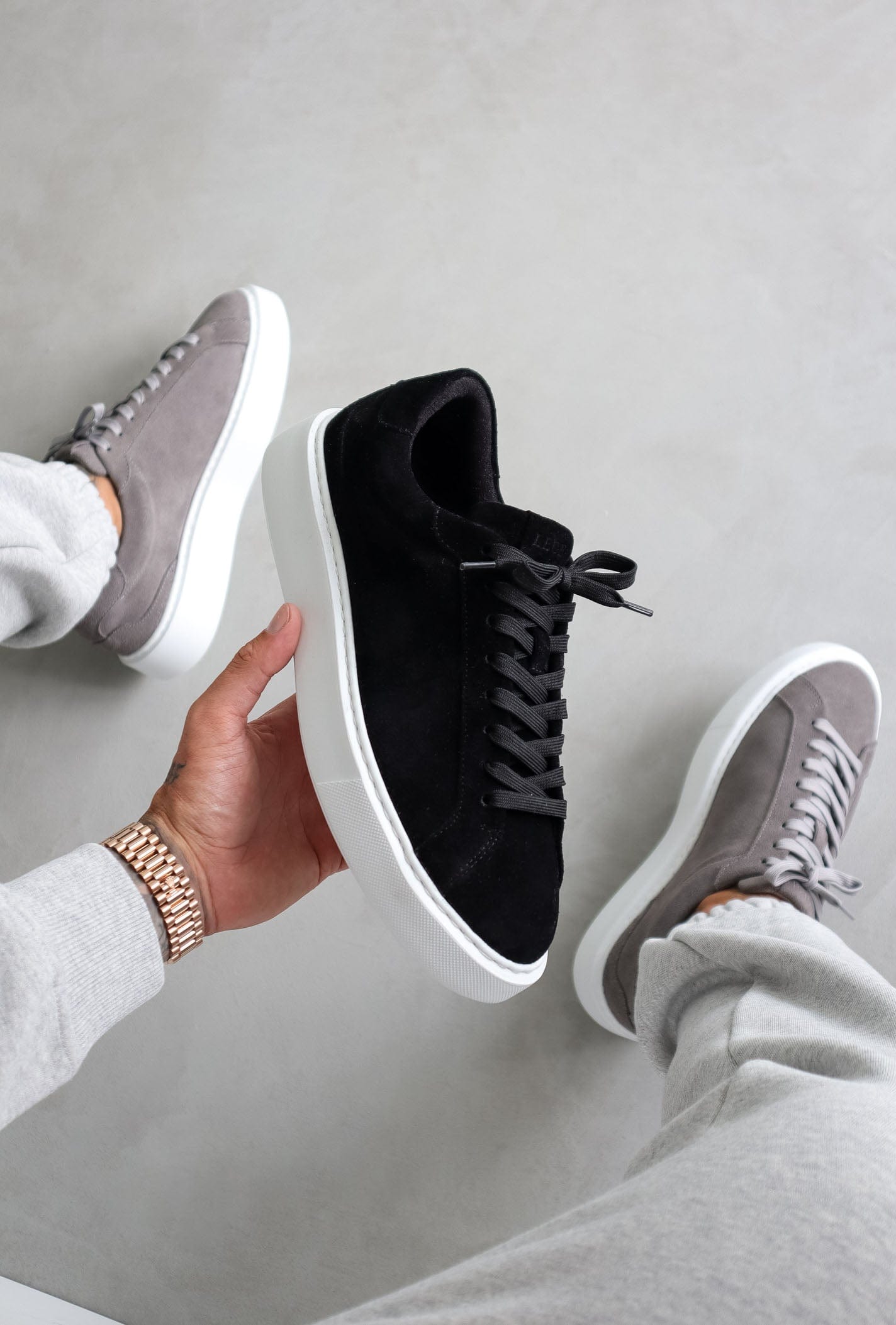 Zapatos de Ante - Color Negro