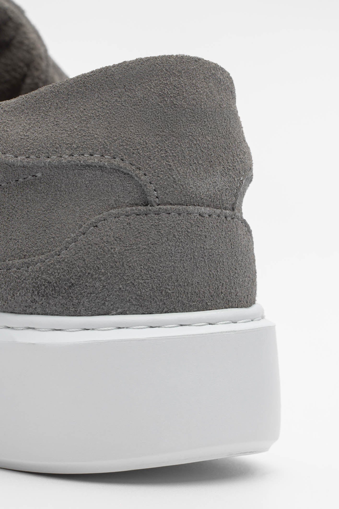 Zapatillas de Suede - Gris Profundo