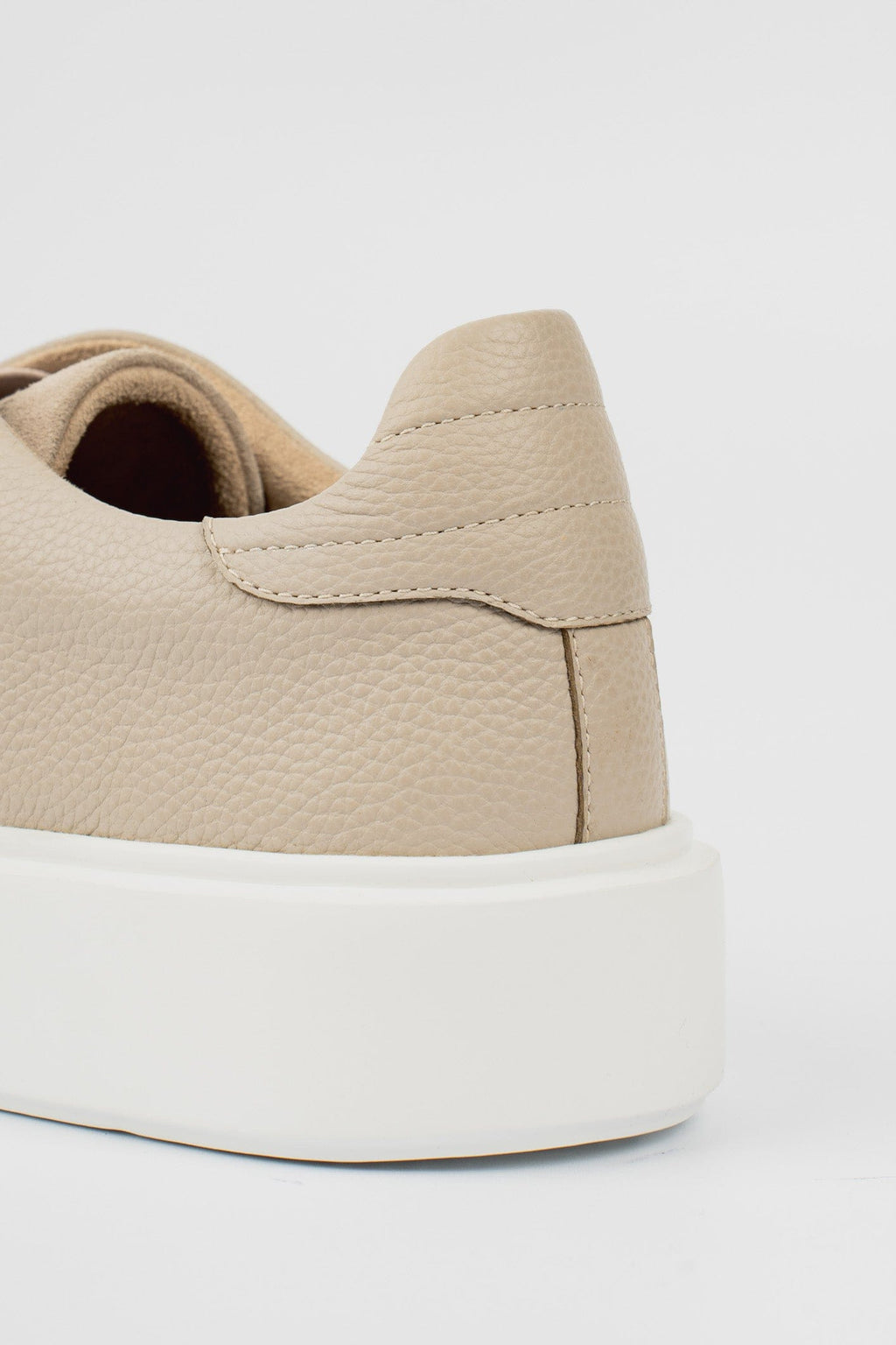 Taupe Velour Sneakers