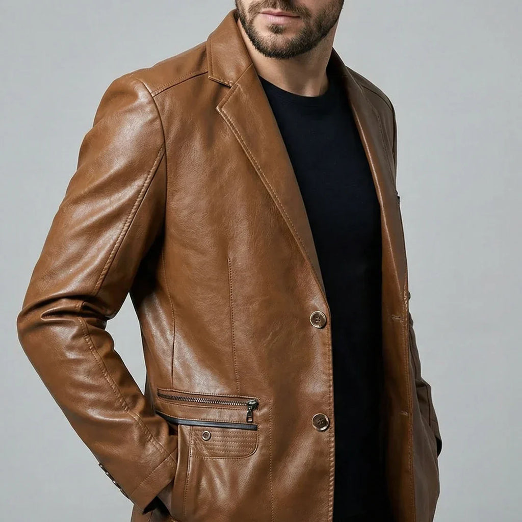 Riccardo — Blazer de Cuero