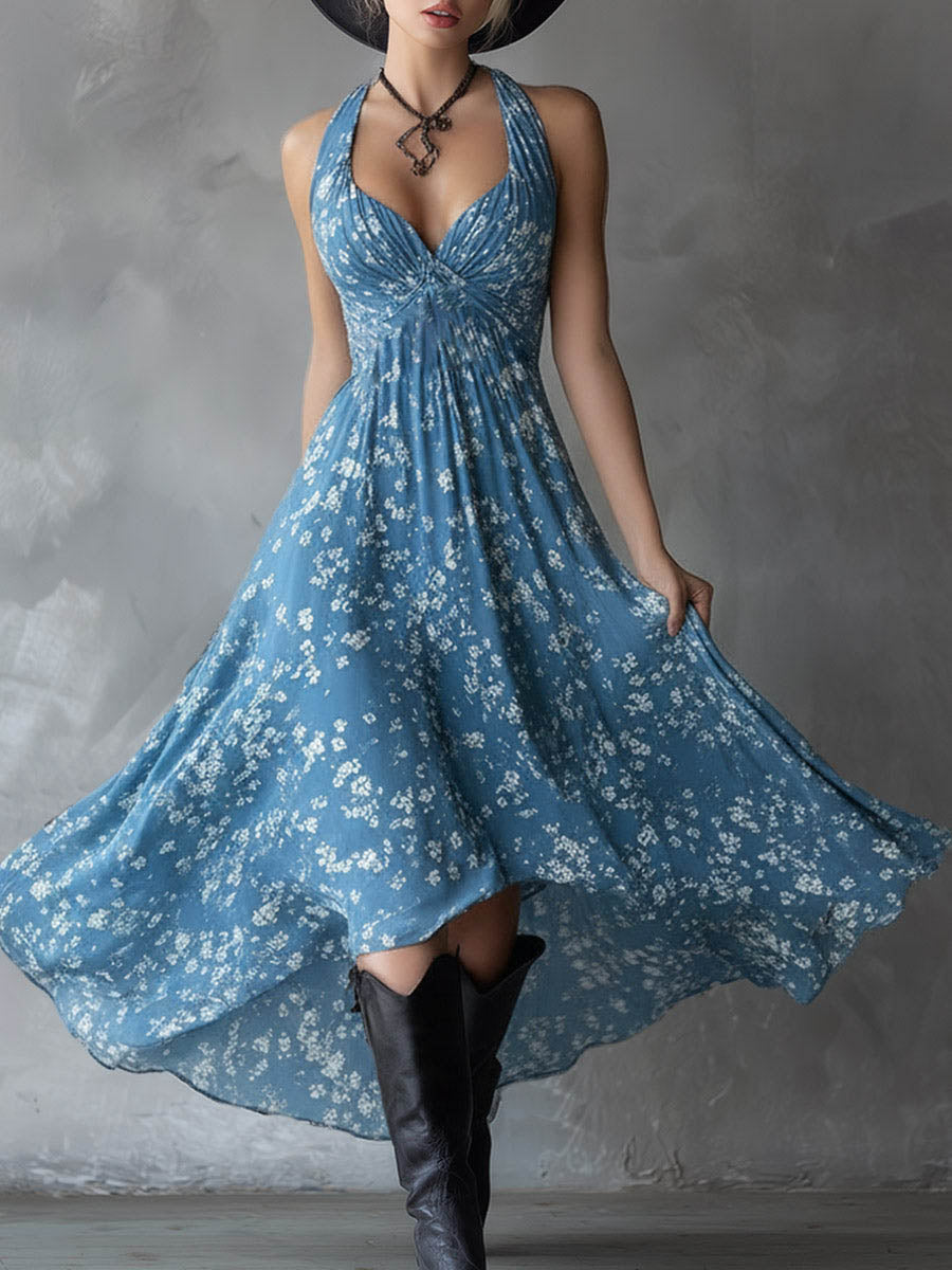 Ginevra | Vestido floral de chiffon con un encanto elegante