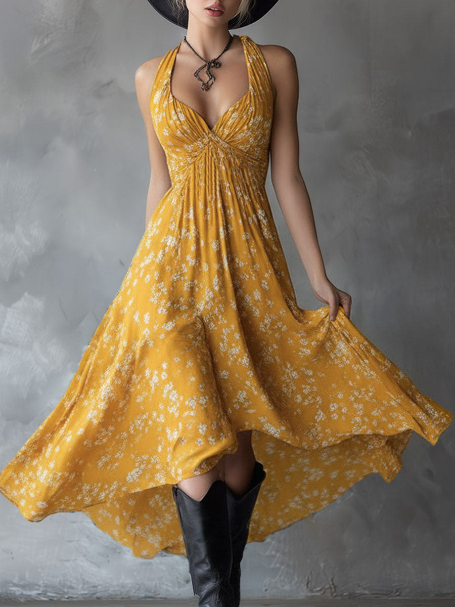 Ginevra | Vestido floral de chiffon con un encanto elegante
